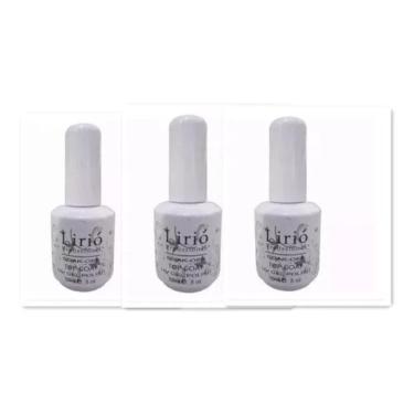 Imagem de Kit 3 Ultra Selante Top Coat Lirió Porcelana Gel Finalizador