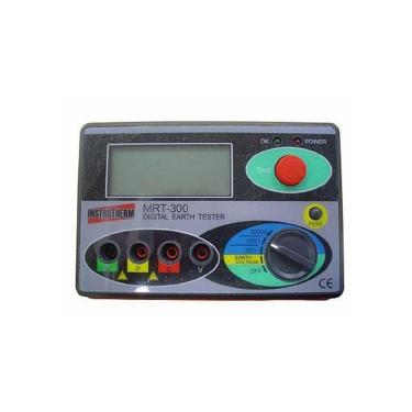 Imagem de Terrômetro Digital Resistência Tensão Aterramento 0 A 2000 Ohms Dois Pólos Hold Mrt-300 Portátil Instrutherm Com Estojo