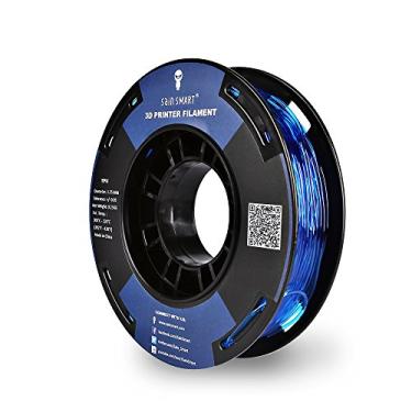 Imagem de SainSmart - TPU-BLU-0.25KG1.75 SAINSMART 1,75 mm 250g Filamento de impressão 3D TPU flexível, precisão dimensional +/- 0,05 mm (azul)