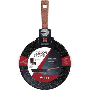 Imagem de Frigideira com Alumínio Antiaderente Euro Home Color Stone