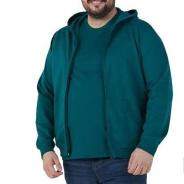 Imagem de Jaqueta Masculina Moletom Flanelado Plus Size com Capuz- Malwee-Masculino