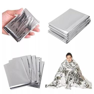 Imagem de Cobertor Manta Térmica Aluminizada Para Emergência Aph Frio