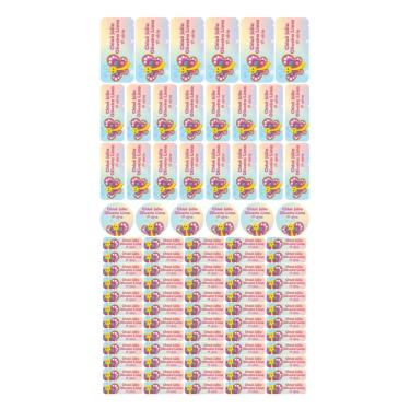 Imagem de Adesivo Etiqueta Escolar Personalizado Vinil Borboleta 88 UN