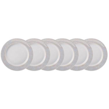 Imagem de Conjunto de Pratos de Sobremesa 06 Peças Golden Oak Schmidt