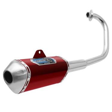 Imagem de Escapamento Pro Tork Mini 3 Curva Cromada Titan 150 / Fan 150 Esd 2009