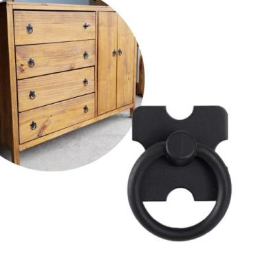 Imagem de Kit Com 12 Puxador Argola Puxadores móveis antigos - Telis Ferragens, 