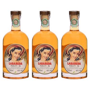 Imagem de Kit 3 Cachaças Labareda Paratiana 750 ml Caipirinha Especial Caninha C