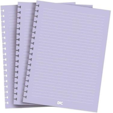 Imagem de Refil Pautado P/CADERNO SMART 48 Folhas Lilas DAC
