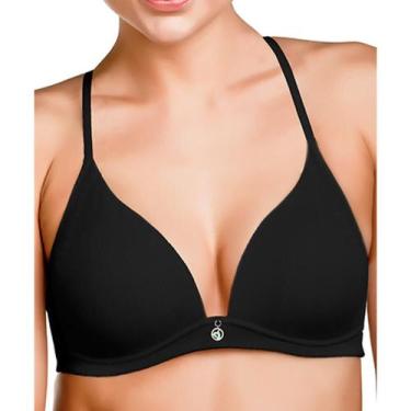 Imagem de Sutiã Com Bojo Triangular Love Secret 97504 Modal, 46, Preto