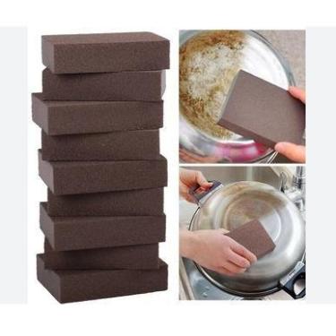 Imagem de 10 Esponja mágica tira manchas ferrugem resíduos - zein