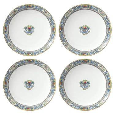 Imagem de Lenox Conjunto de pratos de jantar de 4 peças, branco outono, 15 cm, multi