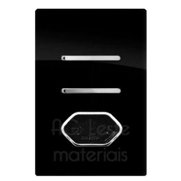 Imagem de Cj interruptor duplo simples + tomada 10a com suporte 4x2 - dicompel n