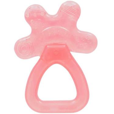 Imagem de Mordedor Com Água Para Bebê Texturizado Rosa 5820 - Buba