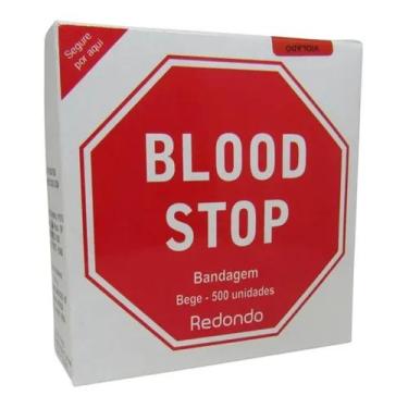 Imagem de Curativo Estancamento Sangue Bege 500un Blood Stop - AMP