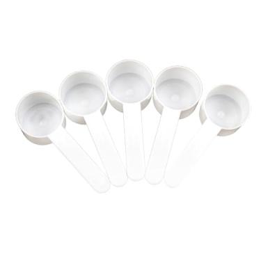Imagem de Colher de medição de 10 gramas com 5 peças, colher de chá, colher de sabão em pó, colheres de plástico para medição de colher de sopa de proteína em pó