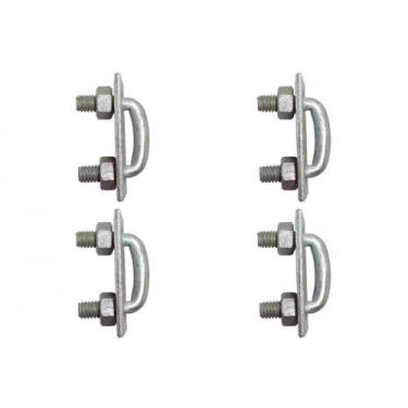 Imagem de Kit C/4 - Para-Raio Grampo Para Emenda De Fita Aluminio  ... - Raycon