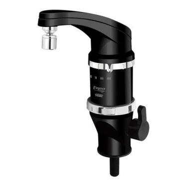 Imagem de Torneira Elétrica Bancada Fame Elegance 4t Preta 220v 5400w, 220V, Pre