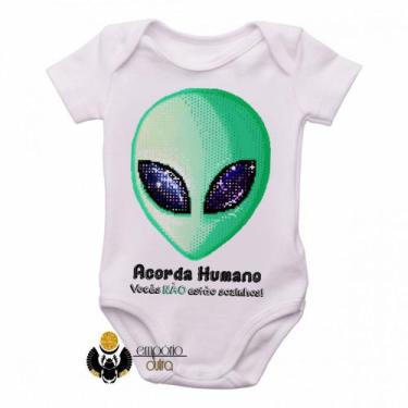 Imagem de body nenê criança roupa bebê  Acorda Humano - Empório Dutra, M   ( 2-4