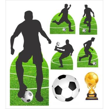 Imagem de Kit Decoração Festa Infantil  Displays Mesa - Futebol - Dropx4