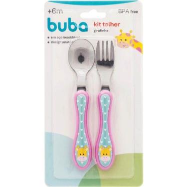 Imagem de Kit talher girafinha buba, ., UN