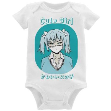 Imagem de Body Bebê Cute Girl - Foca na Moda, Branco, G
