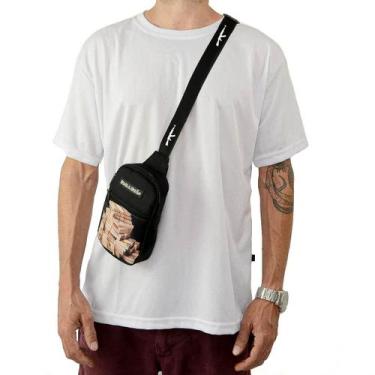 Imagem de Shoulder Bag Mini Bolsa Lateral Dollar Pega a Visão, Único, Preto