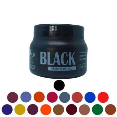 Imagem de Mascara Matizadora Mairibel Profissional 250g Escolha Cor, PRETO BLACK