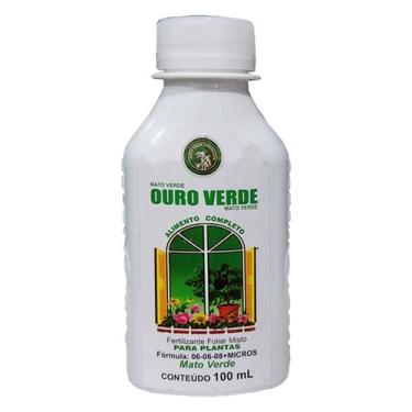 Imagem de Fertilizante Ouro Verde Liq 100Ml Adubo Mato Verde Ouro Verde