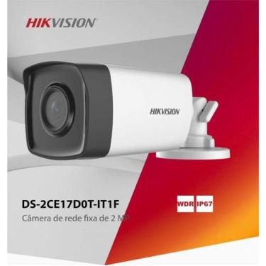 Imagem de Camera Hikvision Bullet DS-2CE17D0T-IT1F 2MP 3.6MM