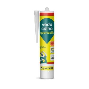 Imagem de Veda Calha Cinza 400g - Quartzolit - QUARTZOLIT SOLUCOES