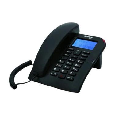 Imagem de Telefone De Mesa Intelbrás Viva Voz Com Bina Preto - INTELBRAS
