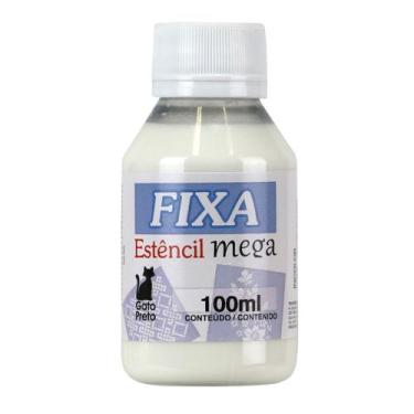 Imagem de Fixa Estencil Mega 100ml Incolor Gato Preto