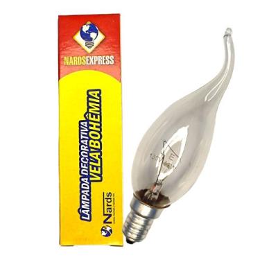 Imagem de Lâmpada Decorativa Vela Bico Torto 40W 127v E14 Clara Branco quente - 