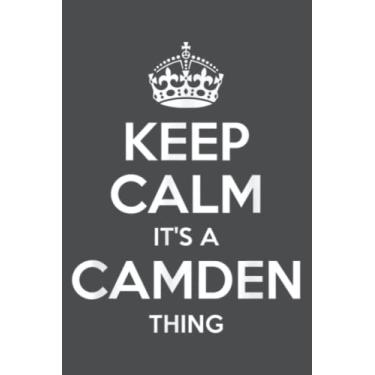 Imagem de CAMDEN Name Keep Calm Funny Personalized Joke Men: Study Notebook, 6 x 9 inches, 120 pages
