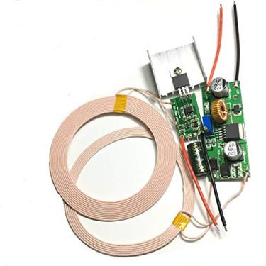 Imagem de Taidacent Módulo de carregamento sem fio 12 V 2 A, alta potência, 8 mm a 18 mm, módulo indutivo, módulo de carregador sem fio, kit de fonte de alimentação, receptor e transmissor, oferecendo suporte técnico