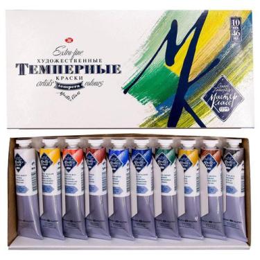 Imagem de Kit Tempera Nevskaya Master Class com 10 Tubos de 46ml - NEVSKAYA PALI
