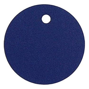 Imagem de Accuform TDG211BU Accu-Ply Etiqueta de identificação plástica em branco, círculo, 2,5 cm de diâmetro, azul (pacote com 25)
