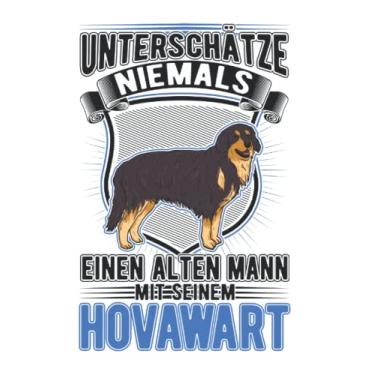Imagem de Hovawart Notizbuch: Hovawart Alter Mann / 6x9 Zoll / 120 karierte Seiten Seiten