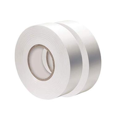 Imagem de Fita de vinil elétrica profissional Xtricity, rolo de 1,9 cm x 1,8 m, nominal de 600 volts, suporte de vinil à prova d'água, perfeito para trabalho de fiação elétrica, listado pela UL, certificado CSA, (preto - pacote com 1), Pack of 2, White