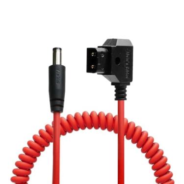 Imagem de Alvin's Cables Cabo enrolado Dtap para DC para Atomos Shinobi, cabo de alimentação ultra macio D-tap para 2.1 DC para Blackmagic Design Video Assist, SmallHD 702, para monitor Feelworld FW568