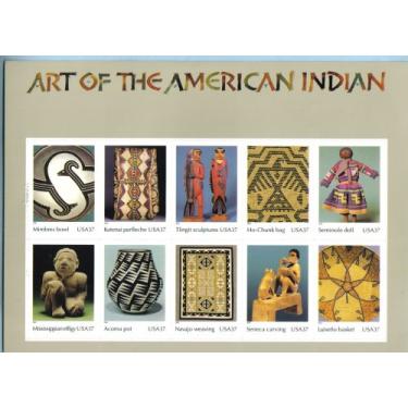 Imagem de Art of The American Indian (Sheet of 10) 37 Cent US Postage Stamps 2004 Scott #3873