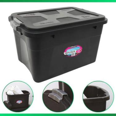 Imagem de Caixa Organizadora Container 20 Litros C/ Tampa e Trava - Uninjet