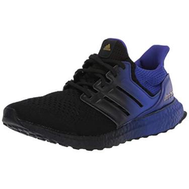 Imagem de adidas Tênis de corrida masculino Ultraboost DNA, Preto/preto/dourado metálico, 8.5