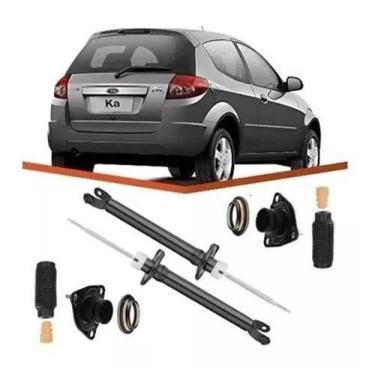 Imagem de 2 Amortecedor Kit Traseiro Ford Ka 2008 2009 2010 2011 2012 - milleniu