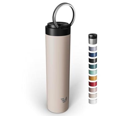 Imagem de Ever Vessel Garrafa de água de aço inoxidável Super Maxi 1,020 g - parede dupla isolada a vácuo | alça de transporte integrada | tampa flip top à prova de vazamento | Leve e elegante (deserto)
