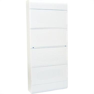 Imagem de Centrinho Steck Pvc 48 Disjuntor Din Sobrepor Branco