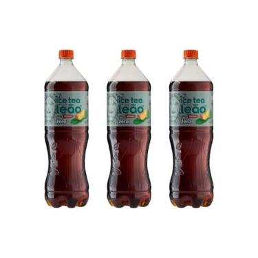 Imagem de Chá Ice Tea Leão Pêssego Zero 1,5l C/ 3 Unidades