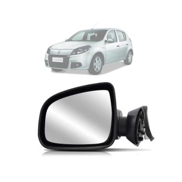 Imagem de Retrovisor Eletrico pintar Renault Logan Duster Sandero 09/... Esquerdo EB671