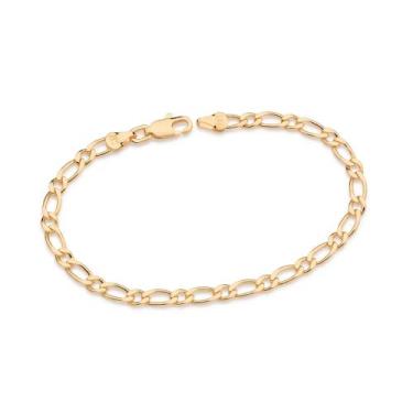 Imagem de Pulseira Masculina Rommanel Banhada A Ouro 18k 550041 Linda E Elegante