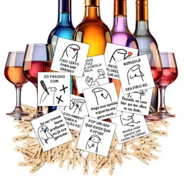 Imagem de 100 Tag Drinks Flork Frases Divertidas Com Pregador - Nicolados, Prega